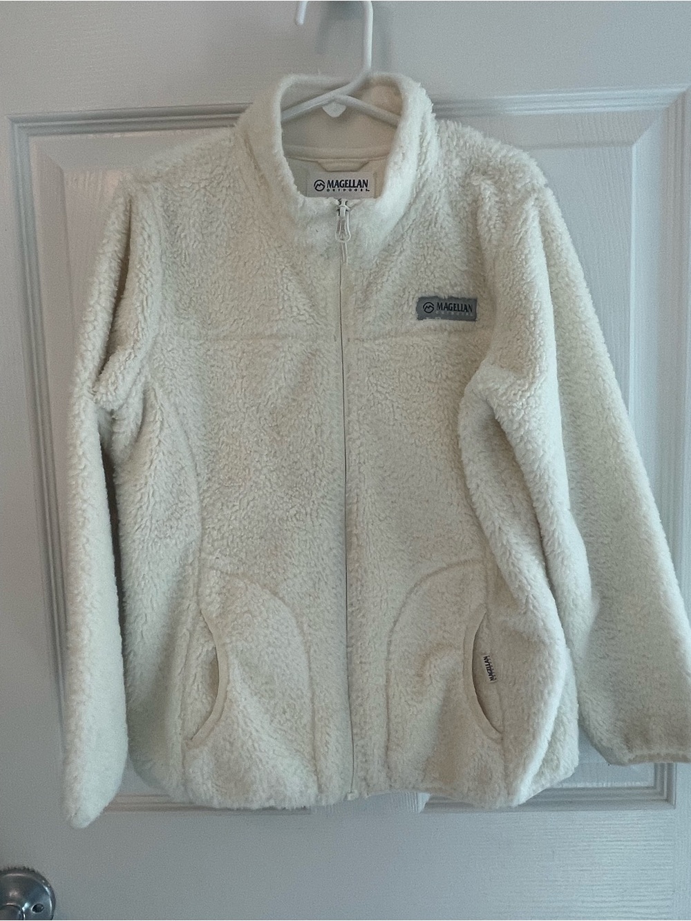 Magellan Outdoors Kids Cream Sherpa Zip Jacket